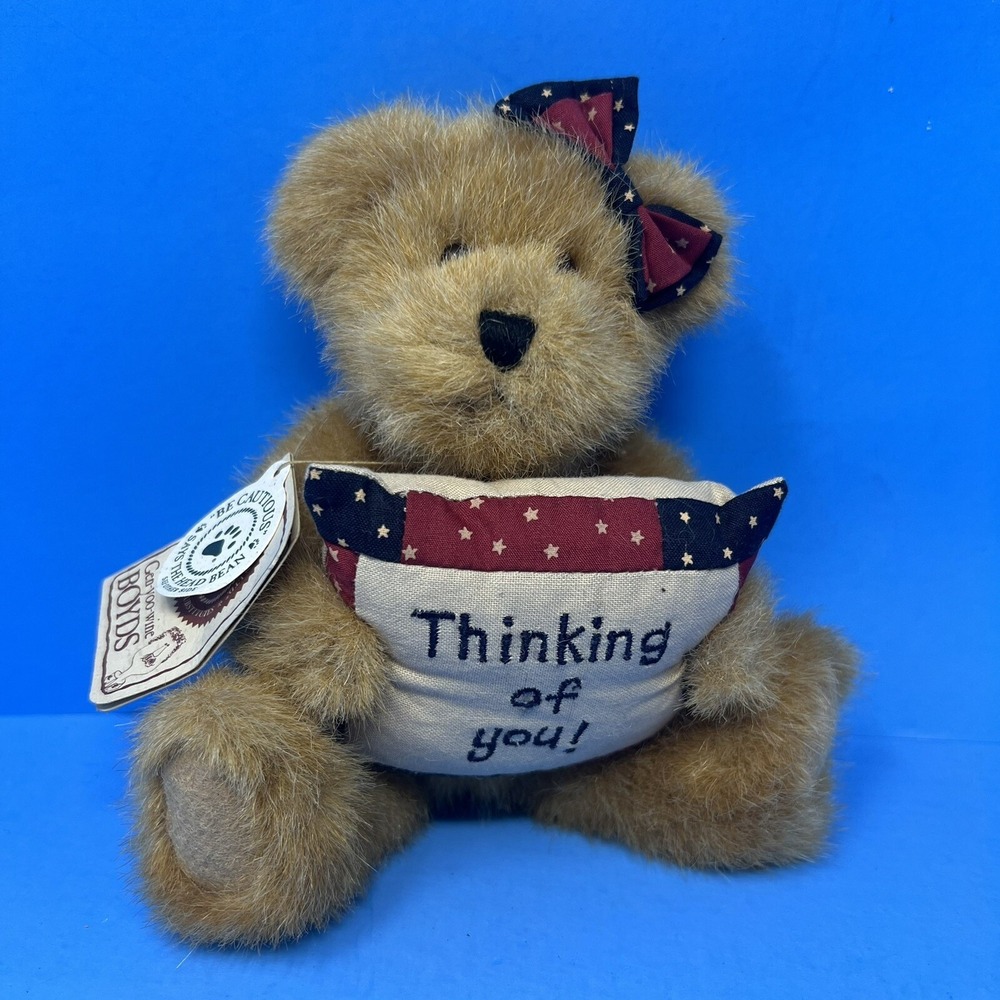 Boyds Bears‎ Collection Thinking of You 7" Plush Stuffed Animal with Tags
